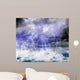 Black clouds in the sky full of lightning in a thunderstorm. Wall Decal