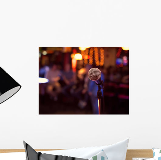 Microphone. Wall Decal