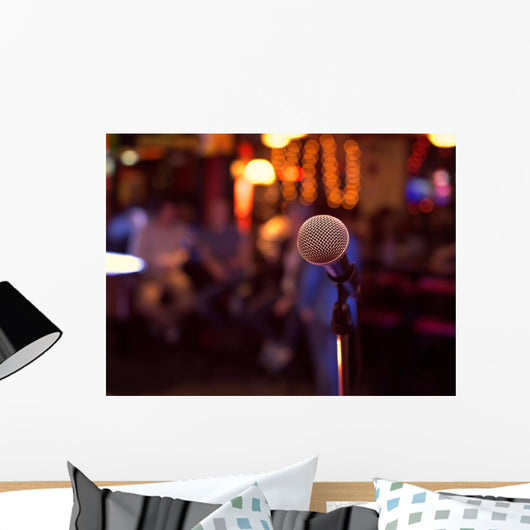 Microphone. Wall Decal