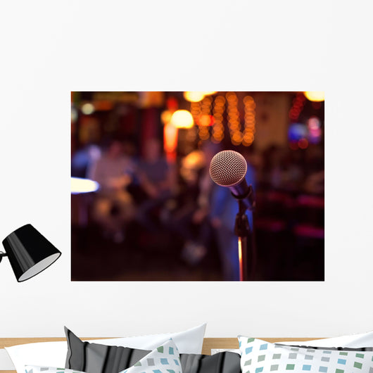 Microphone. Wall Decal