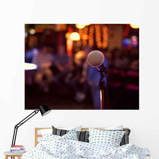 Microphone. Wall Decal
