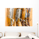 close up of a row of guns displayed in gun shop Wall Decal