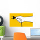 Plug hand Wall Decal