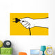 Plug hand Wall Decal