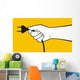 Plug hand Wall Decal