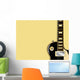 Guitar Copy Space Wall Decal