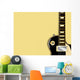 Guitar Copy Space Wall Decal
