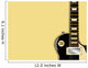 Guitar Copy Space Wall Decal