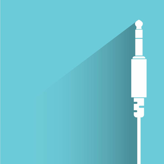 stereo jack plug Wall Decal