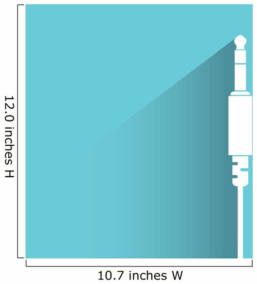 stereo jack plug Wall Decal