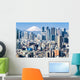 Tokyo im Winter mit Fujiyama im Hintergrund Wall Decal