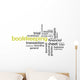 word cloud - bookkeeping Wall Decal