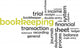 word cloud - bookkeeping Wall Decal