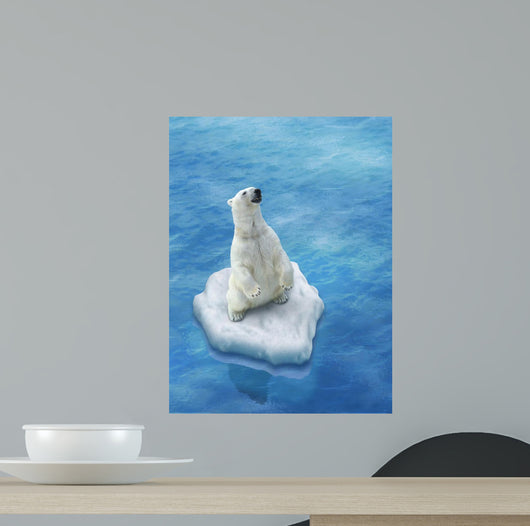 Ours Blanc / Fonte Des Glaces Wall Decal 2