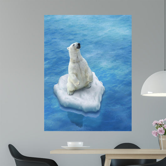 Ours Blanc / Fonte des glaces Wall Decal