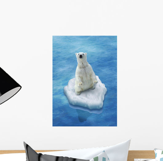 Iceberg Polar Bear Wall Decal