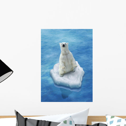 Iceberg Polar Bear Wall Decal