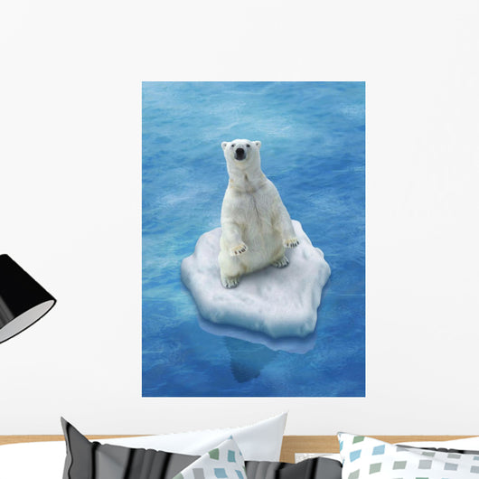 Iceberg Polar Bear Wall Decal
