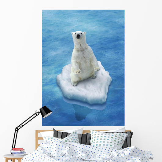 Iceberg Polar Bear Wall Decal