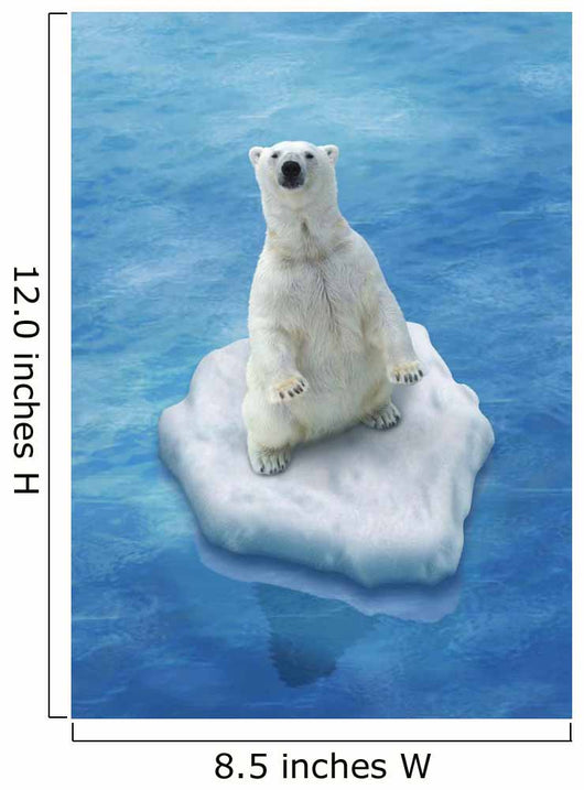 Iceberg Polar Bear Wall Decal