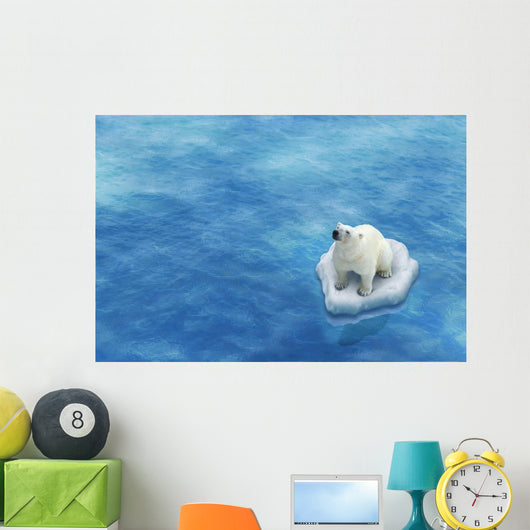 Ours Blanc / Fonte des glaces Wall Decal