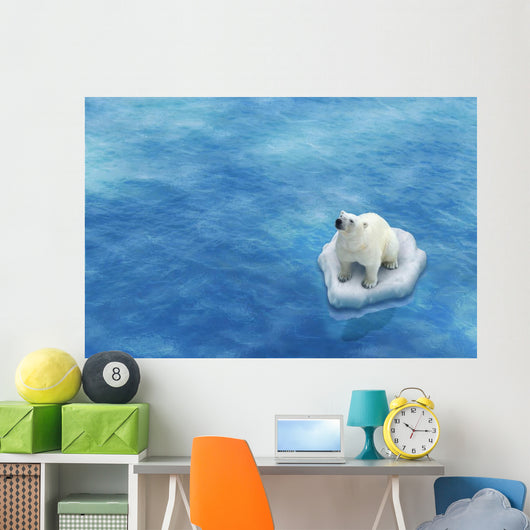 Ours Blanc / Fonte des glaces Wall Decal
