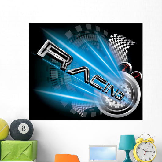 Racing Concept Vector Wall Decal