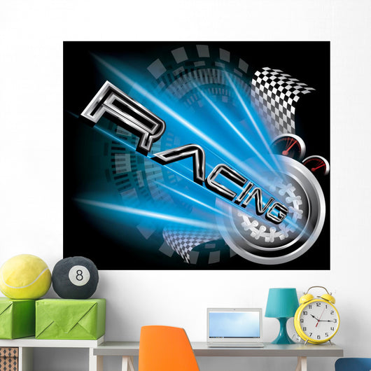 Racing Concept Vector Wall Decal