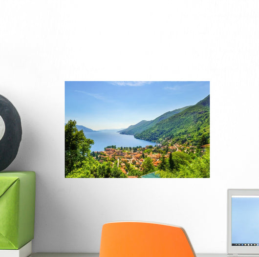 Dorf am Lago Maggiore Wall Decal