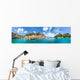 Portofino Mediterranean Panorama Wall Decal