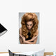 Hair Volume Portrait Beautiful Wall Decal