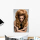 Hair Volume Portrait Beautiful Wall Decal