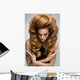 Hair Volume Portrait Beautiful Wall Decal
