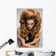 Hair Volume Portrait Beautiful Wall Decal
