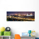 Florenz Panorama Nachtaufnahme Wall Decal