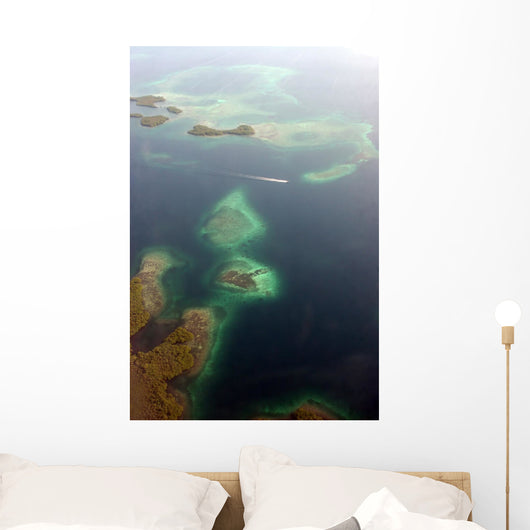 Fligth from Panama City to Bocas del Toro, Panama Wall Decal