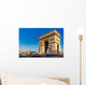 Arc de triomphe Paris afternoon Wall Decal