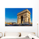 Arc de triomphe Paris afternoon Wall Decal