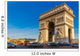 Arc de triomphe Paris afternoon Wall Decal