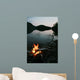 Bonfire by the Lake Wall Decal