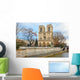 Cathedral of Notre Dame de Paris at Christmas Wall Decal
