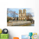 Cathedral of Notre Dame de Paris at Christmas Wall Decal