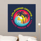 California Santa Monica beach - vector illustration concept Wall Decal