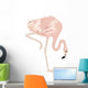 Pink Flamingo Wall Decal