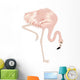 Pink Flamingo Wall Decal