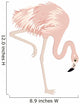 Pink Flamingo Wall Decal