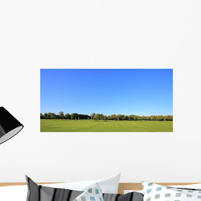 Golf Course Wall Decal shown on a wall