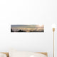 Rolling Fog Over City of Portland Oregon at Sunrise Wall Decal
