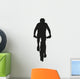 mountain biker silhouette Wall Decal