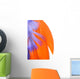 Colorful Feathers Closeup - Orange Wall Decal